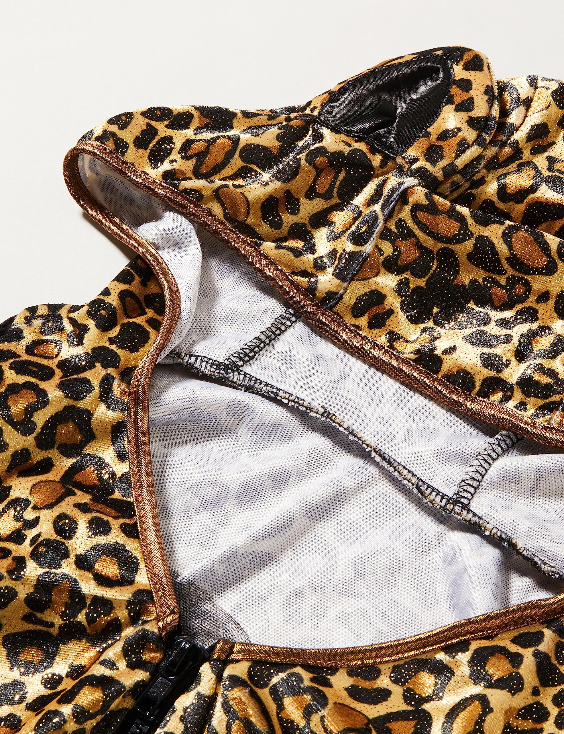 Amscan 9908460 Dziecięce Leopard Sassy Punts Kostium Wiek 10-12 lat, Unisex dzieci, Wielokolorowy