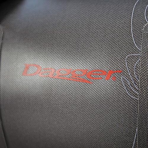 Miniatura 3 de Dagger On-Tap Dry Bag Duffel | Bolsa seca para kayak con anillos de amarre | Cremallera impermeable y correas de compresión, gris oscuro, 30L