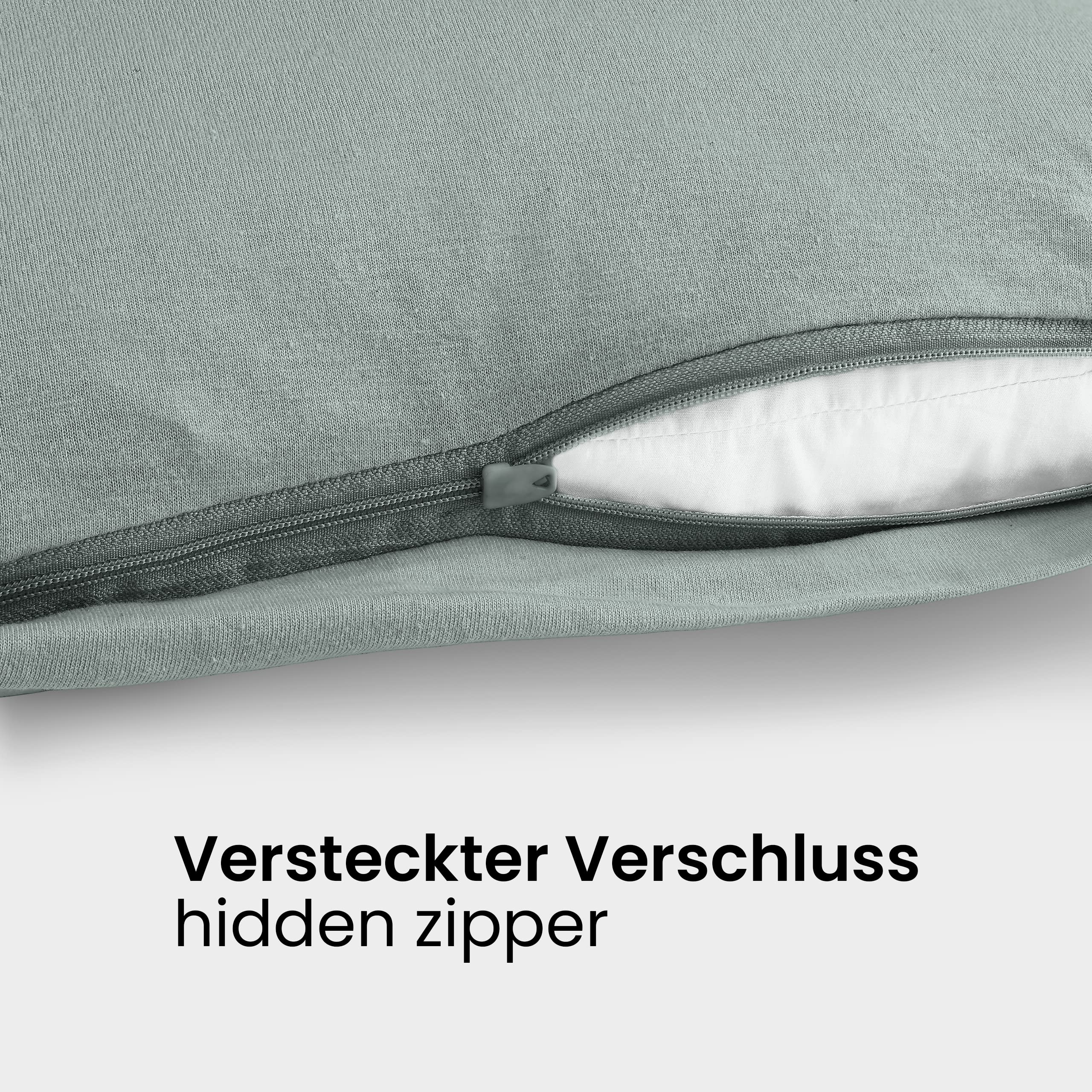 Lot de 2 taies d'oreiller en coton renforcé - 40 x 80 cm - 13 couleurs modernes, 100 % coton, anthracite, 40 x 80 cm