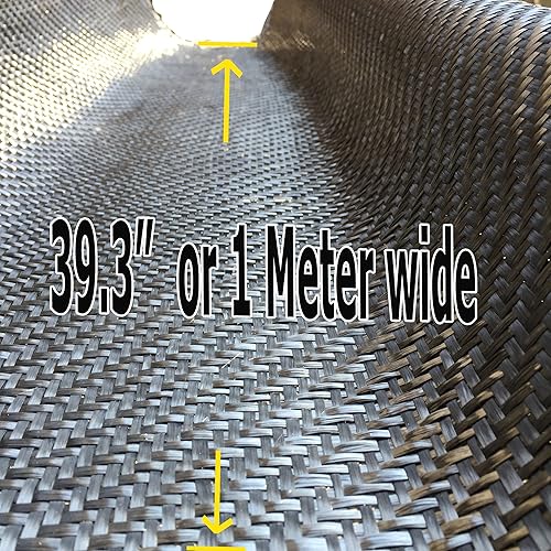 Miniatura 2 de 5 pies - Tela de fibra de carbono - Tela de sarga WEAVE-3K7.76 oz x 3.3 ft