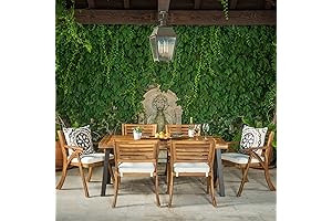 Christopher Knight Home Desoto Teak Finish Patio Dining Set