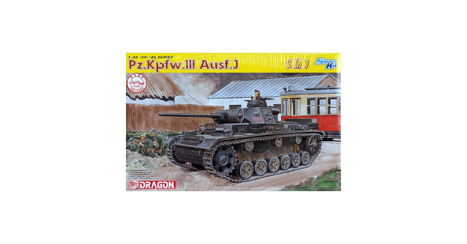 Amazon | ドラゴン 1/35 ドイツ III号戦車J型 2 IN 1 スマート