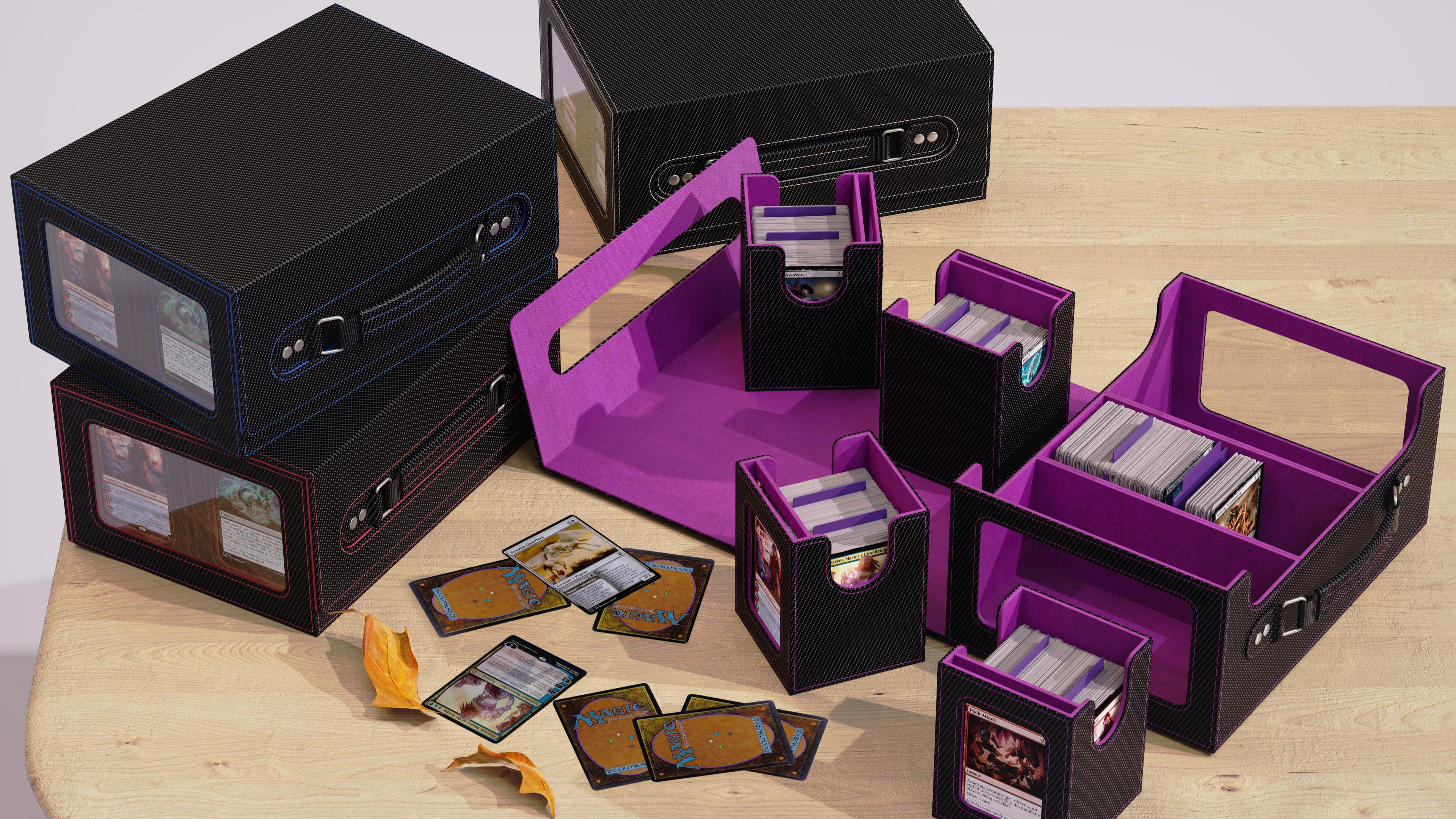 Amazon.com: Commander Deck Box for MTG Fits 400+ Double-Sleeved