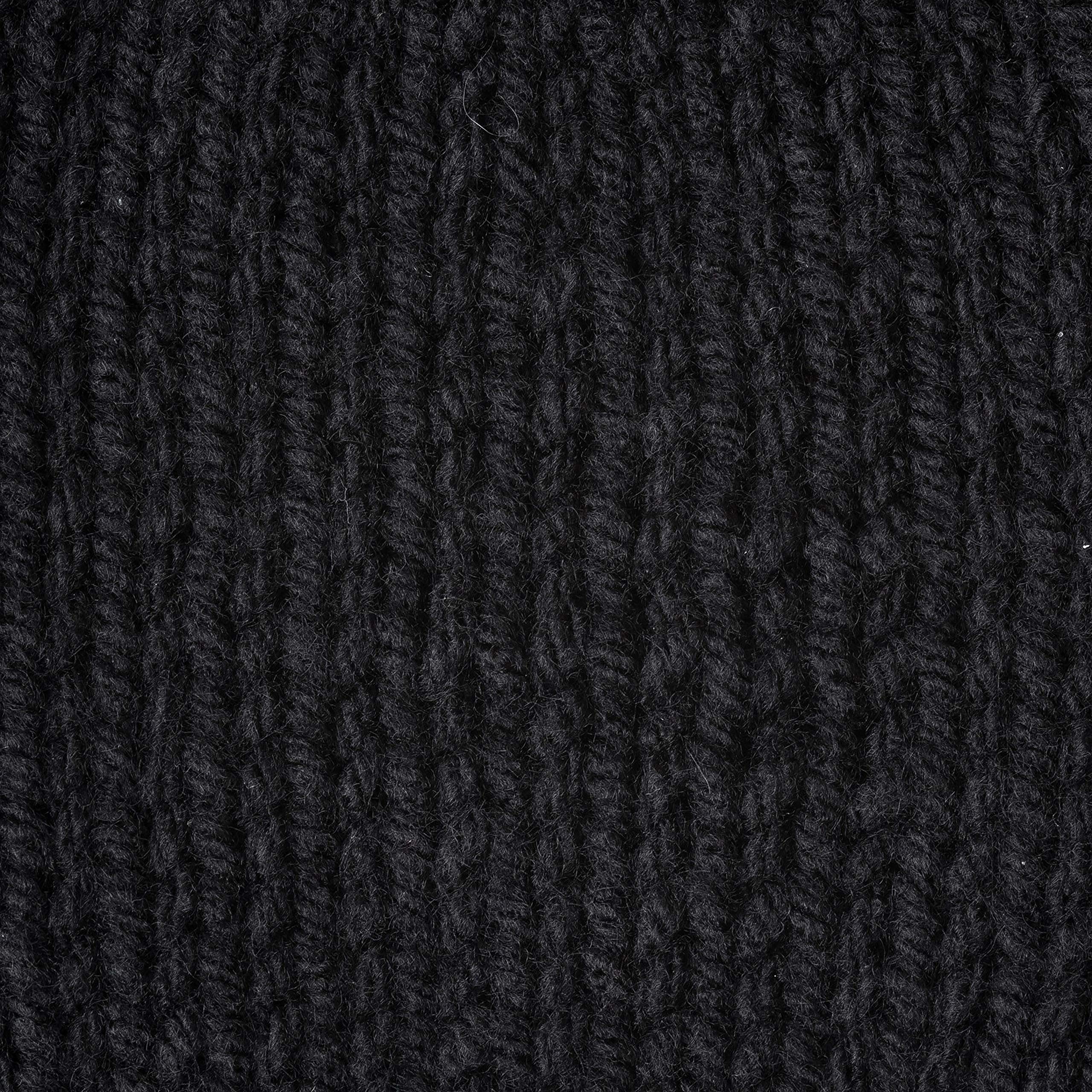 Caron Black, One Pound Yarn, Multipack of 4, 4 Pack