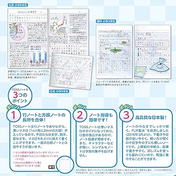 Amazon | TOSSノート 5冊セット【 全教科対応 】 (青) | ノート
