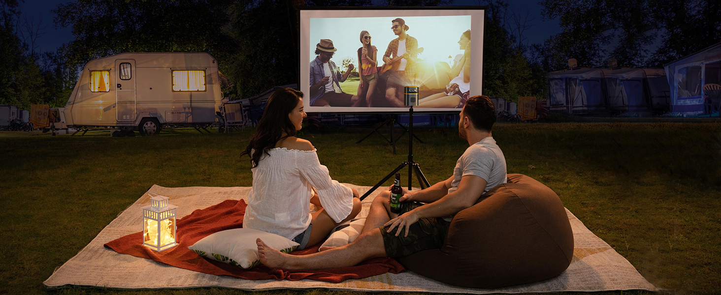 Amazon.com: FATORK Mini Projector with 5G WiFi,1080P HD Small