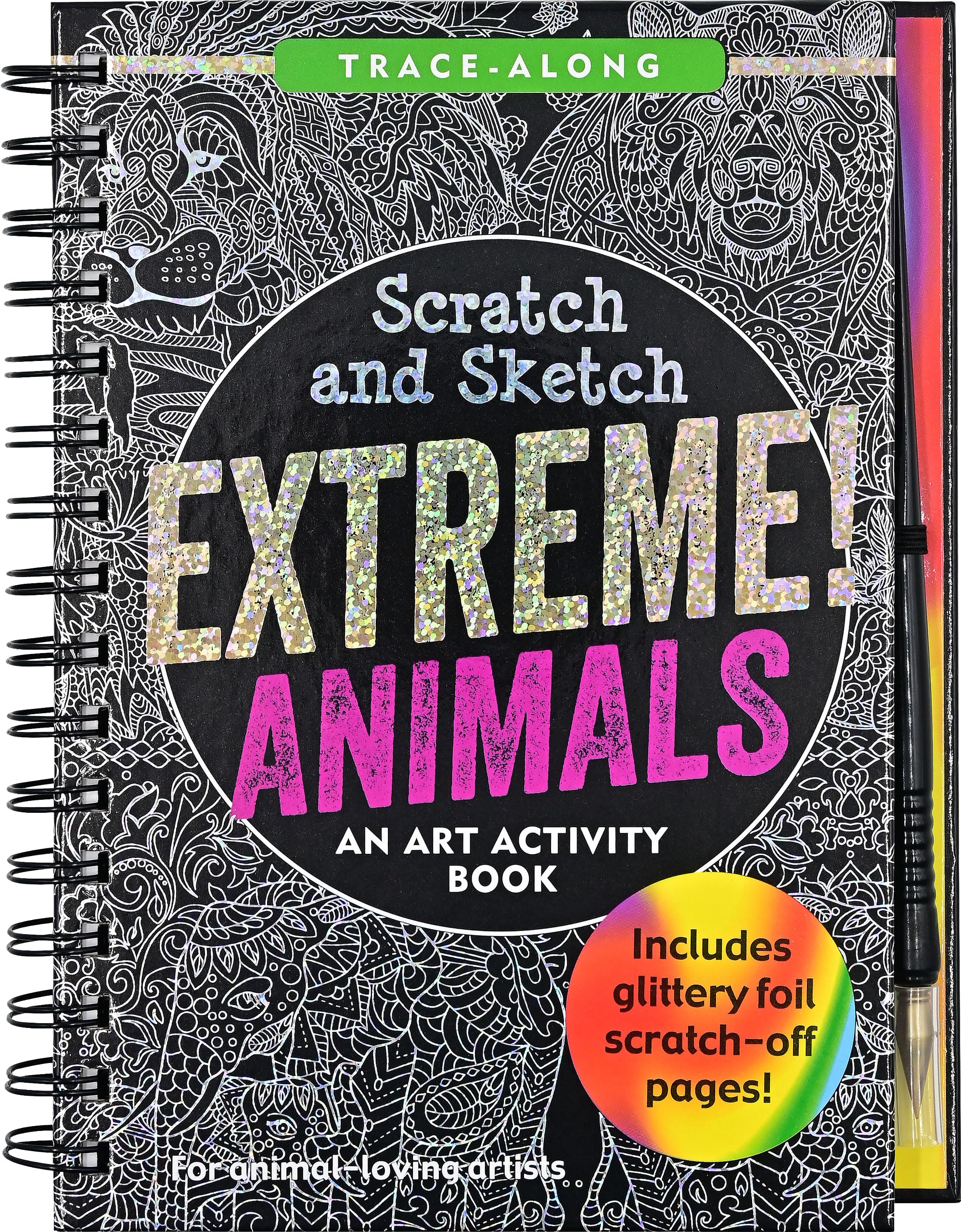 Scratch & Sketch Extreme Animals (Trace Along) Hardcover – August 9, 2022