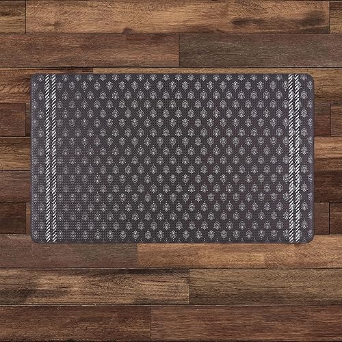 Miniatura 9 de Lucky Brand Alfombrilla de bienestar estampada  Tapete de cocina acolchado cómodo  Fácil de limpiar  Antifatiga y antideslizante  0.472 in estampado