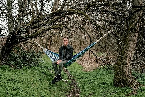 Miniatura 4 de Stansport Hamaca de viaje de mezcla de algodón, azul, talla única (30300-50)