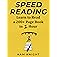 Speed Reading: Learn to Read a 200+ Page Book in 1 Hour