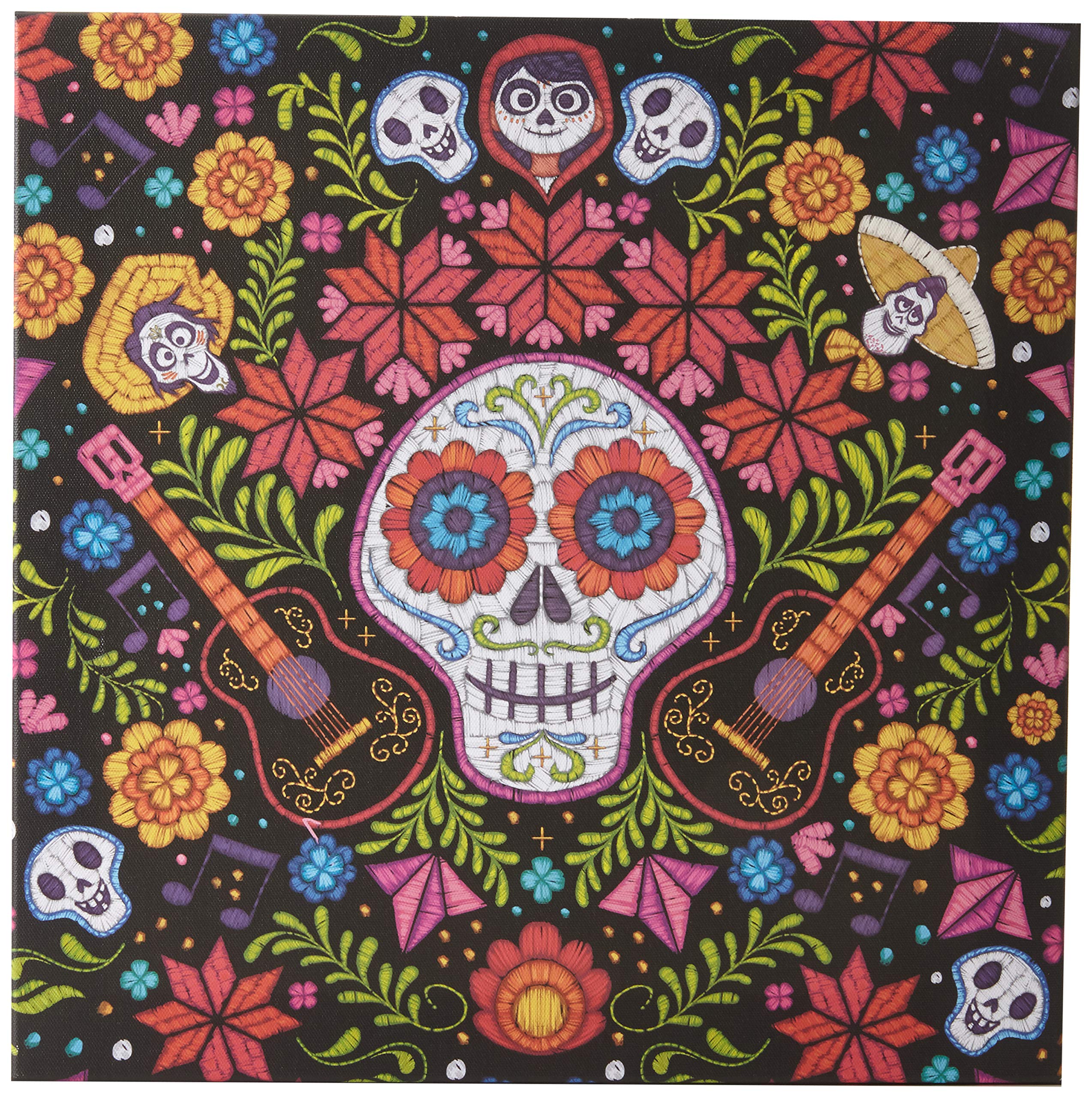 Disney Coco (Embroidered Skull) 40 x 40cm Canvas