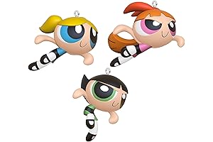 Hallmark Keepsake Christmas Ornaments 2024: The Powerpuff Girls Blossom, Bubbles, and Buttercup