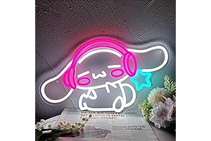 Cinnamoroll Neon Sign Wall Decor - Anime Glam for Kids and Kawaii Fans