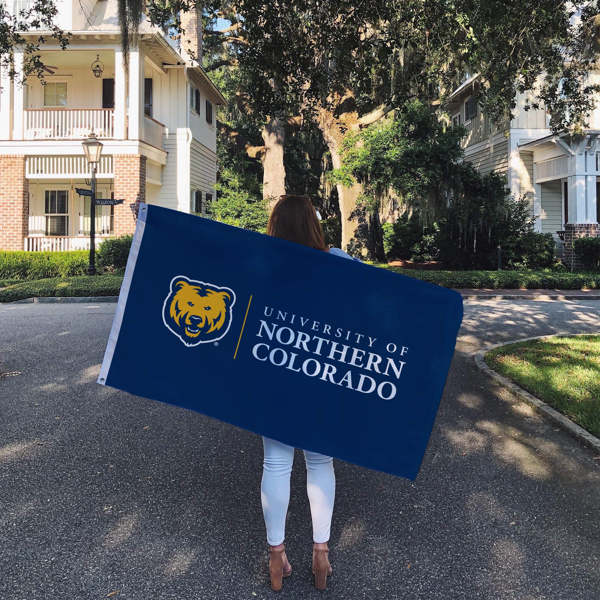 University Of Northern Colorado NCAA Flag - Desert Cactus 3x5 Ft Polyester Indoor/Outdoor Banner, Officially Licensed