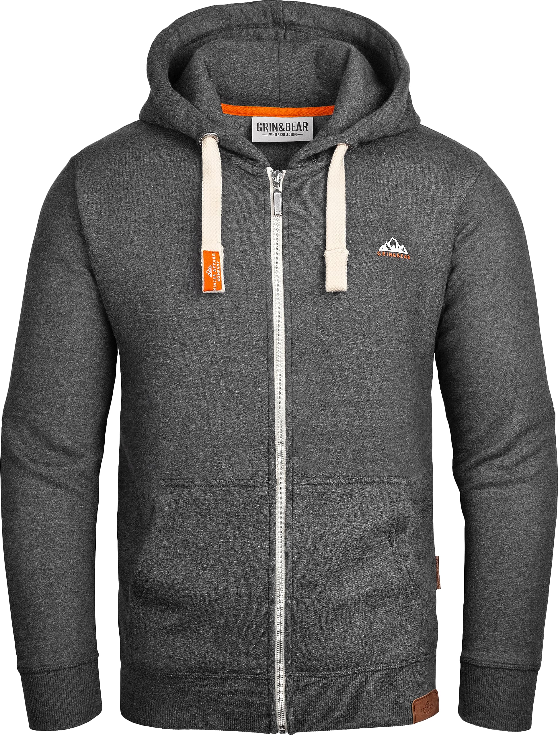 Grin&Bear Hoodie Herren Sweatshirt Pullover GEC022