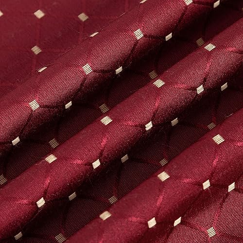 Miniatura 8 de Randall Juego de manteles individuales verdes con diseño geométrico de punto gofre, 4 piezas, aislamiento térmico, resistente a las manchas, lavable