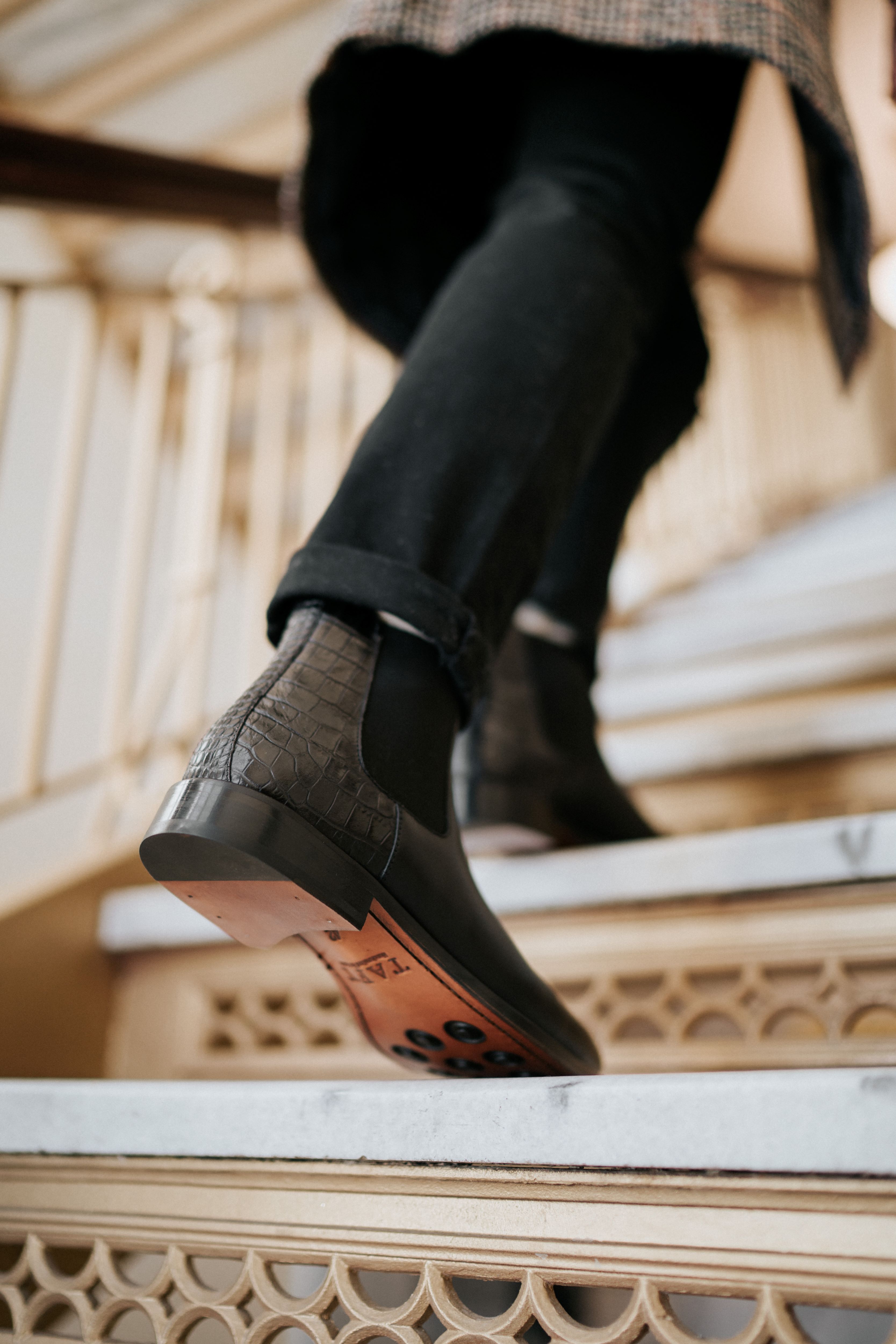 Amazon.com | TAFT Jack Boot Handcrafted Leather and Wool 