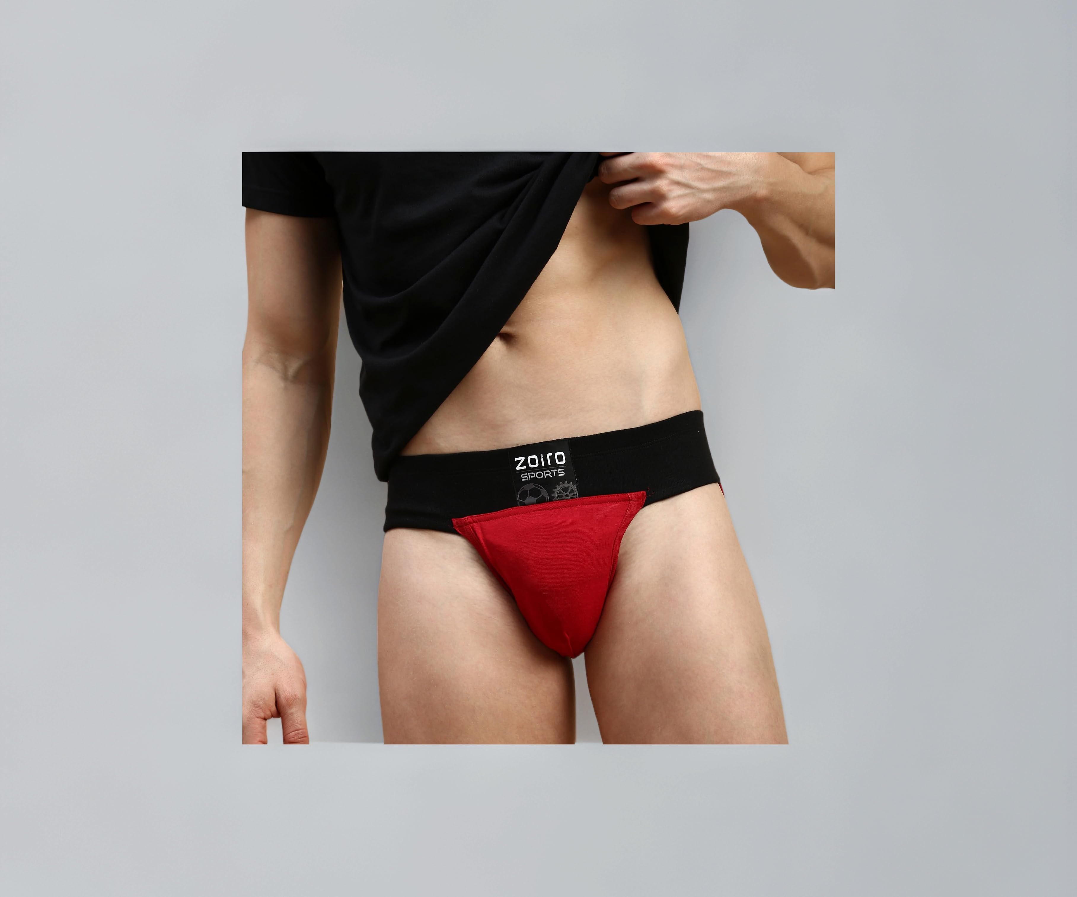 Men's Brief | Soft Band | Soft No-Marks Elastic | Breathable Innerwear | Pack of 1 | Color May Vary