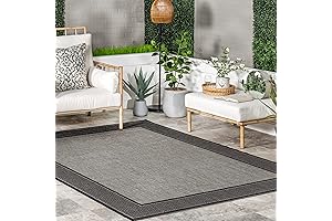 nuLOOM Gris Contemporary Indoor/Outdoor 3x4 Area Rug