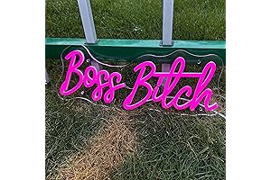 Boss B*tch Neon Sign: Amplify Your Girl Power Sanctuary