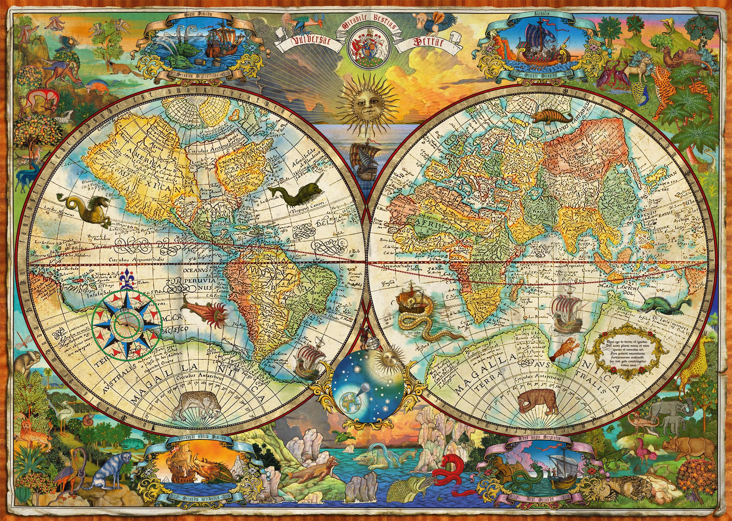 Schmidt Spiele 59741 Le forme della Terra, puzzle da 2000 pezzi