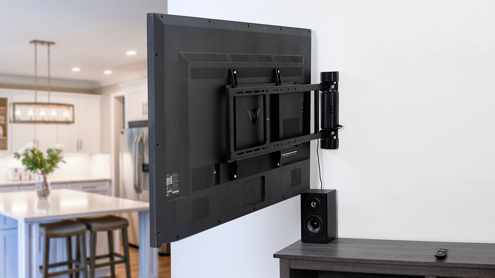 Amazon.com: VIVO Steel Low Profile Electric TV Wall Mount