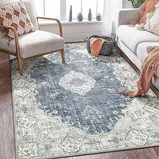 MUJOO Boho Rug 4x6.5 Area Rugs for Bedroom ...,