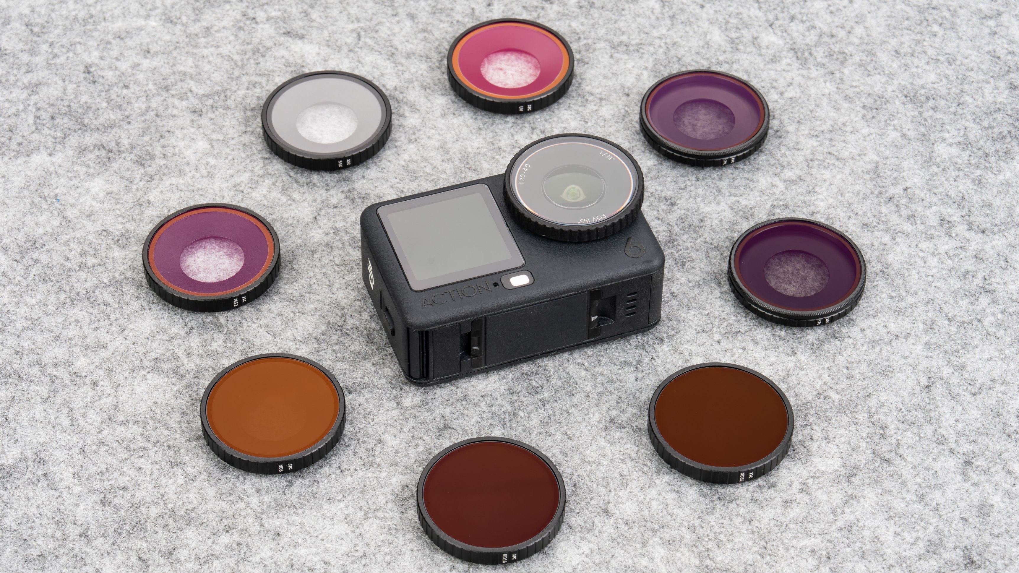 Amazon.com : JJC 4 Pcs Osmo Action 6 Filter Set for Action6