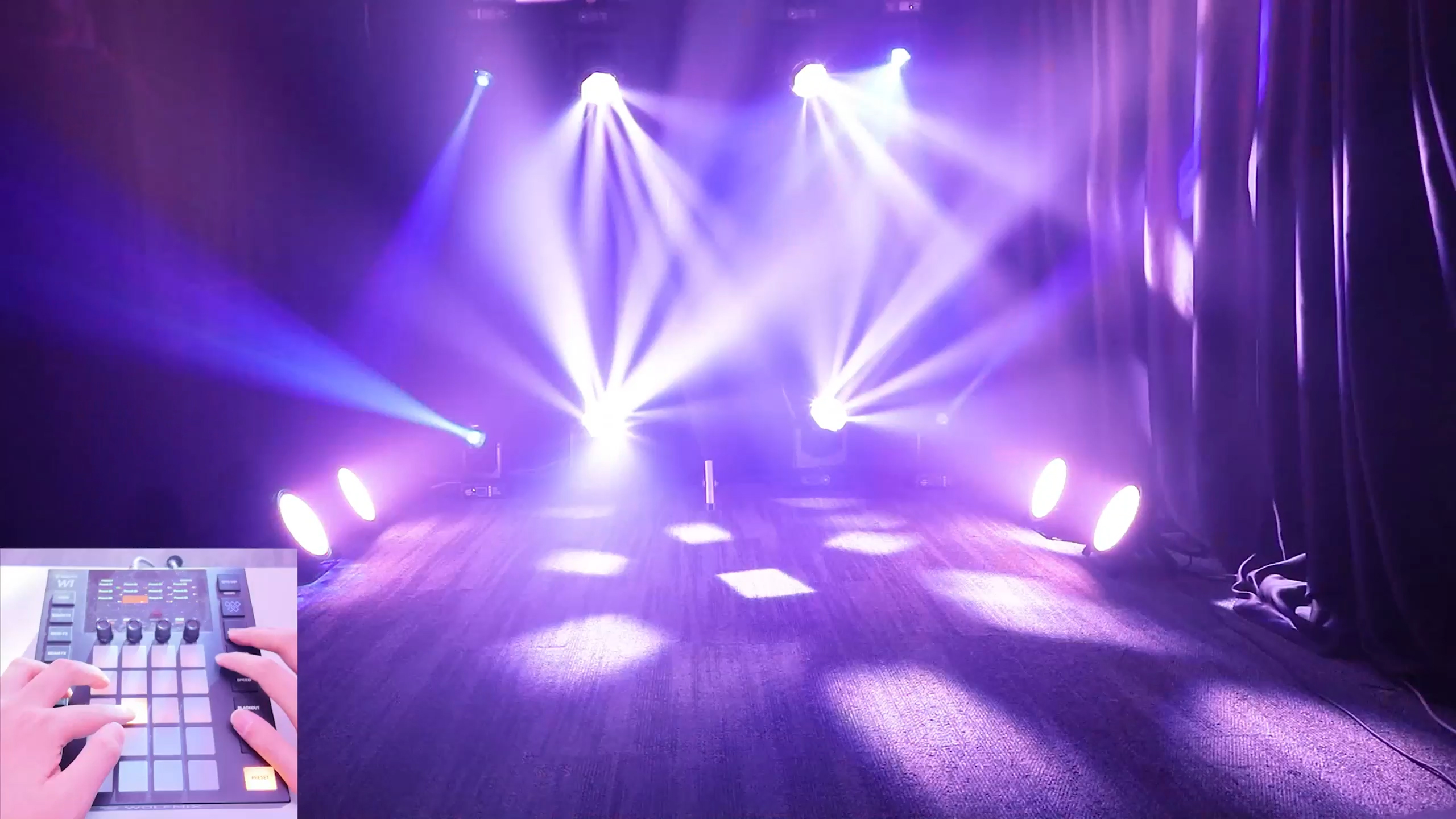 【開封済み・未使用】BETOPPER ステージライト　LED　RGB　4個セット Amazon.com: BETOPPER Stage Lighting 120W Par Light RGBW 4-in