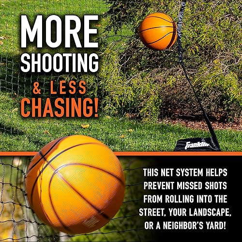 Miniatura 10 de Franklin Sports Defender Net Pro - Rebotador de 10 pies x 8 pies, fácil de plegar e instalar rápidamente, sistema de red defensiva