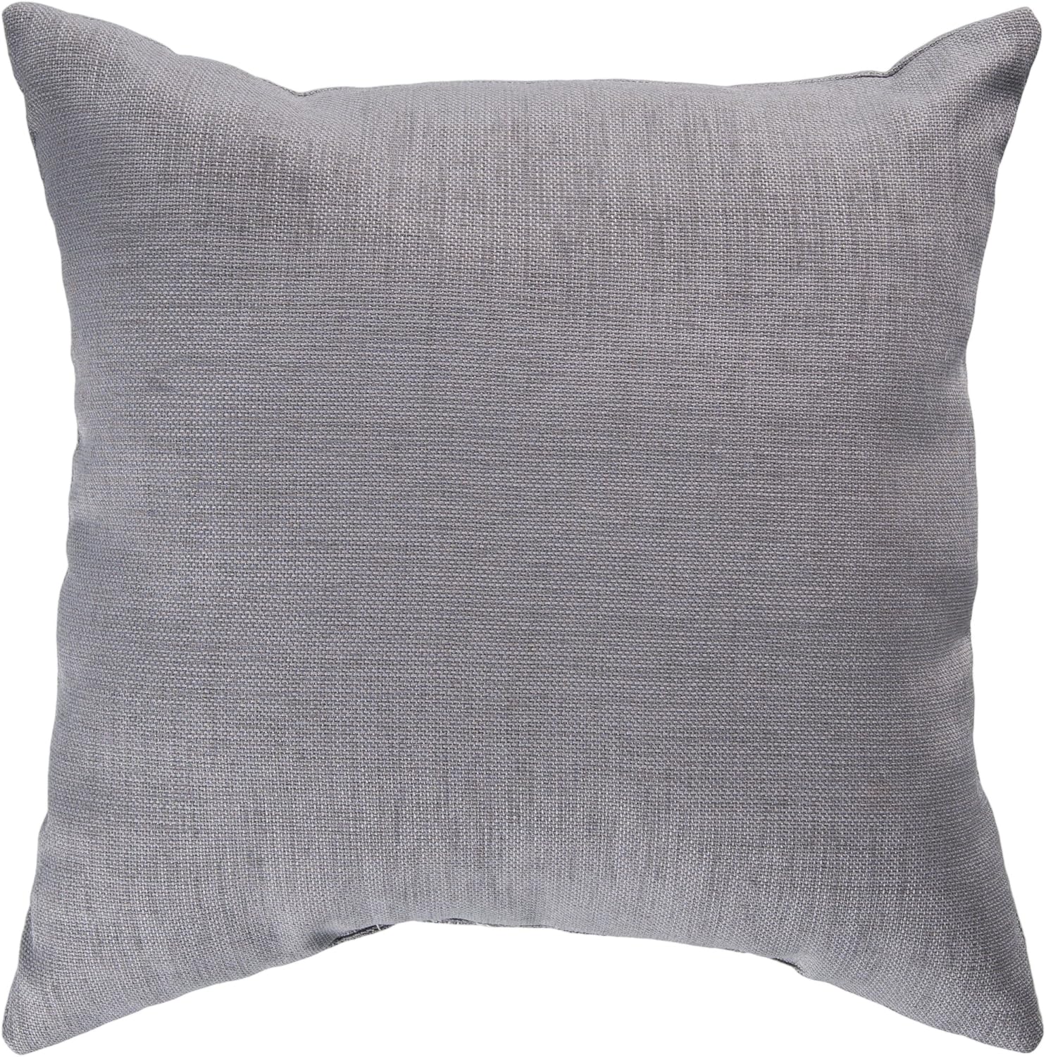 Surya ZZ406-1818 Indoor/Outdoor Pillow, 18-Inch by 18-Inch, Gray