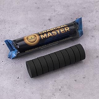 Coal Disks for Incense - Pack of 10 Coal Briquettes - 1 Roll of 10 Tablets - Quick Lighting - Slow Burning (33mm)