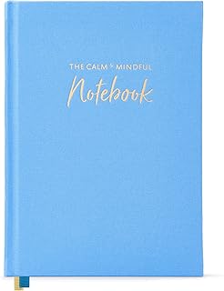 The Calm & Mindful Notebook – Guided Self Care Journal with Writing Prompts – A5 Gratitude Journal to Promote Mindfulness, Self Kindness, Meditation, and Stress Relief…