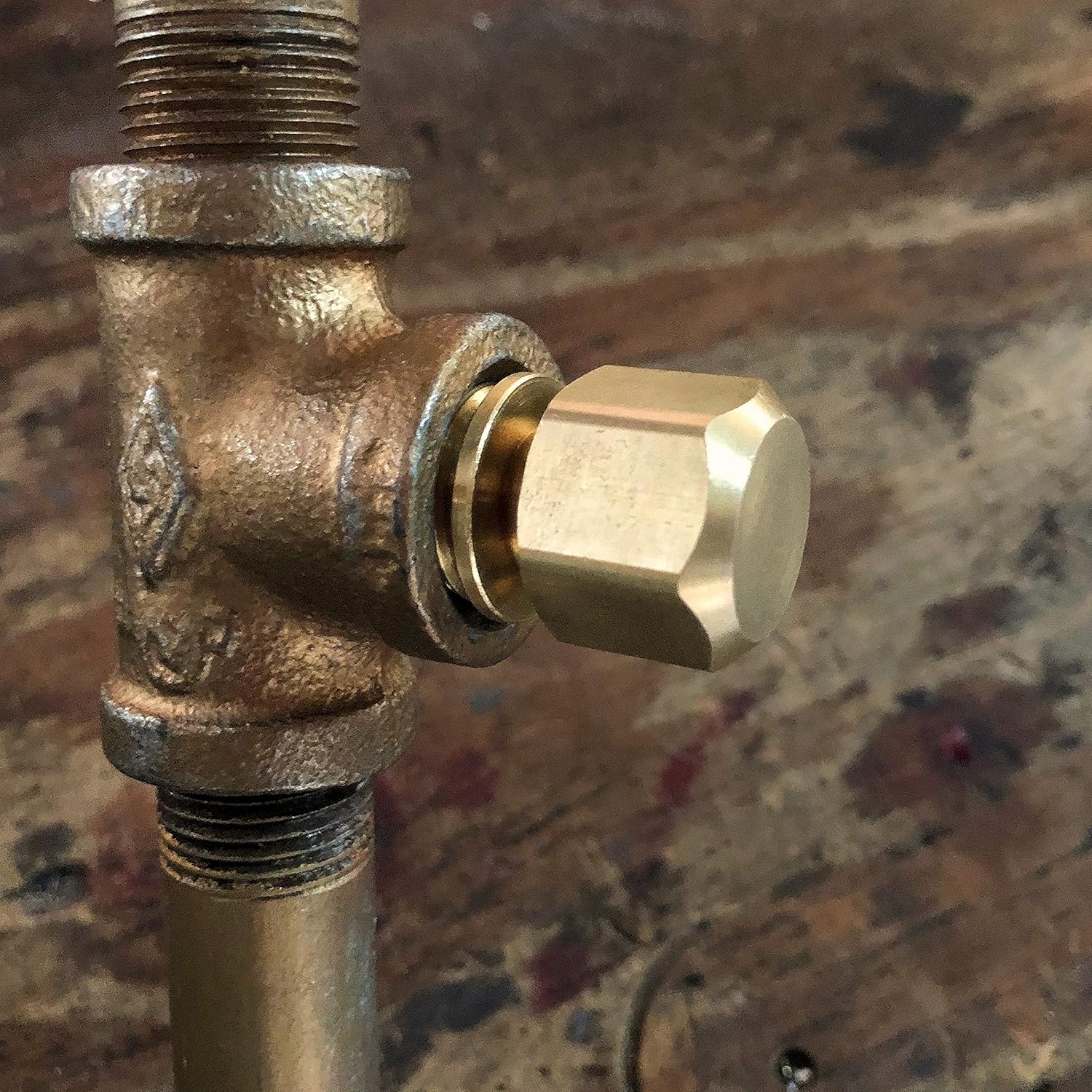 MillerLights Solid Brass lamp switch, Single Pole On/Off