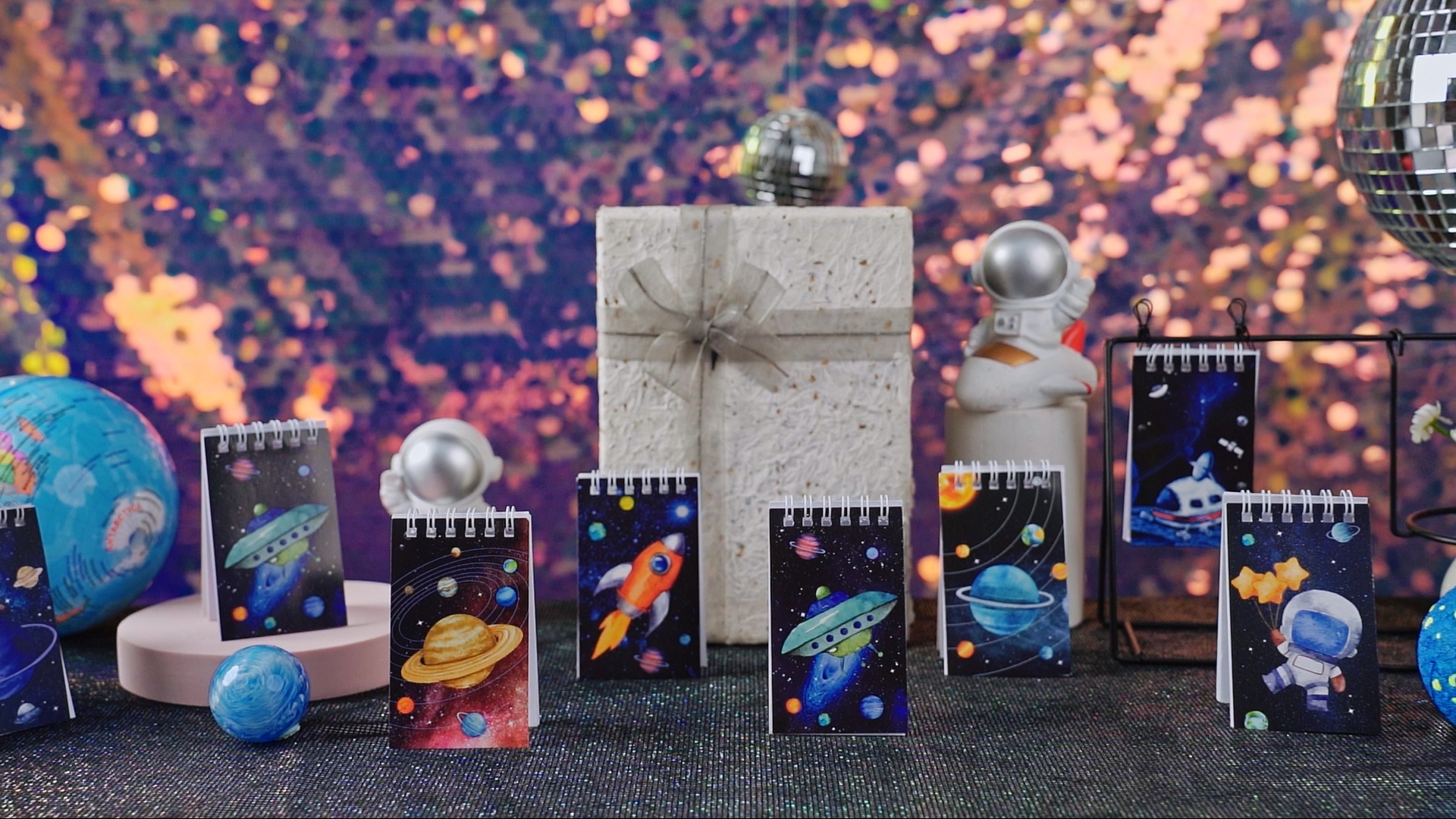 24 Pack Science Party Notebooks - Mini Spiral Notepads For Lab Week & Classroom Rewards