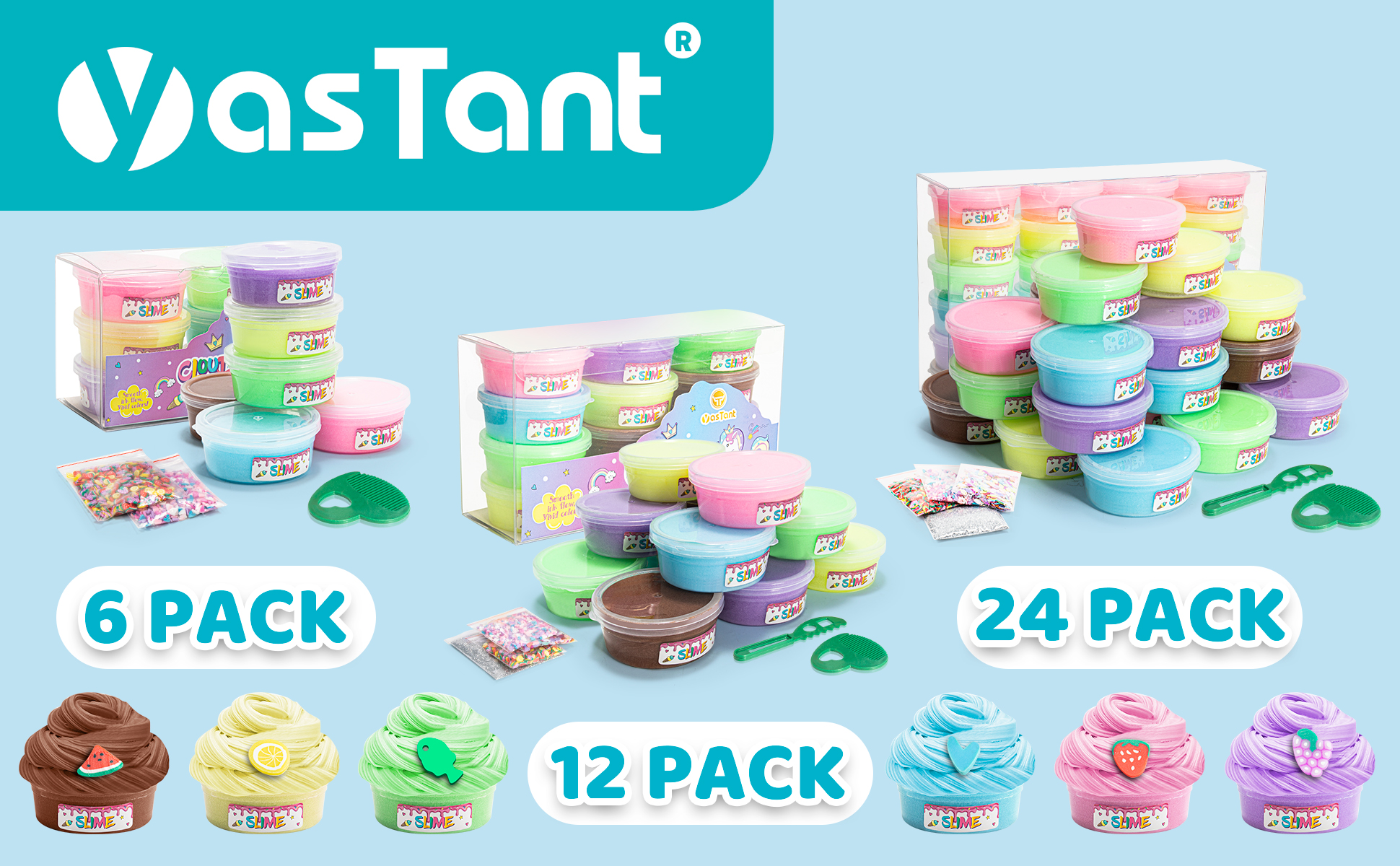 Kit De Mantequilla Slime Suave No Pegajoso – Juguete Sensorial Para Aliviar El Estrés Y Estimular La Creatividad