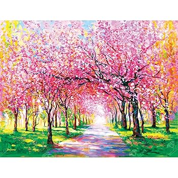 Amazon.com: DIAMOND ART CLUB Cherry Blossom Trees Diamond