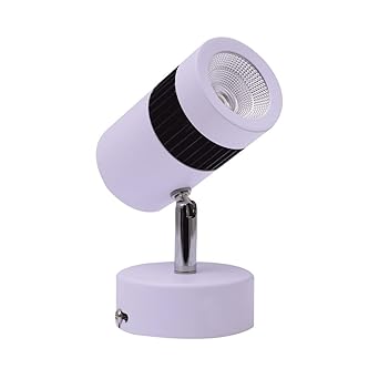 DOJI white spot lights 6 watt Aluminium focus light, Adjustable head focus light for wall | spot lights for home ceiling | spot light (White)