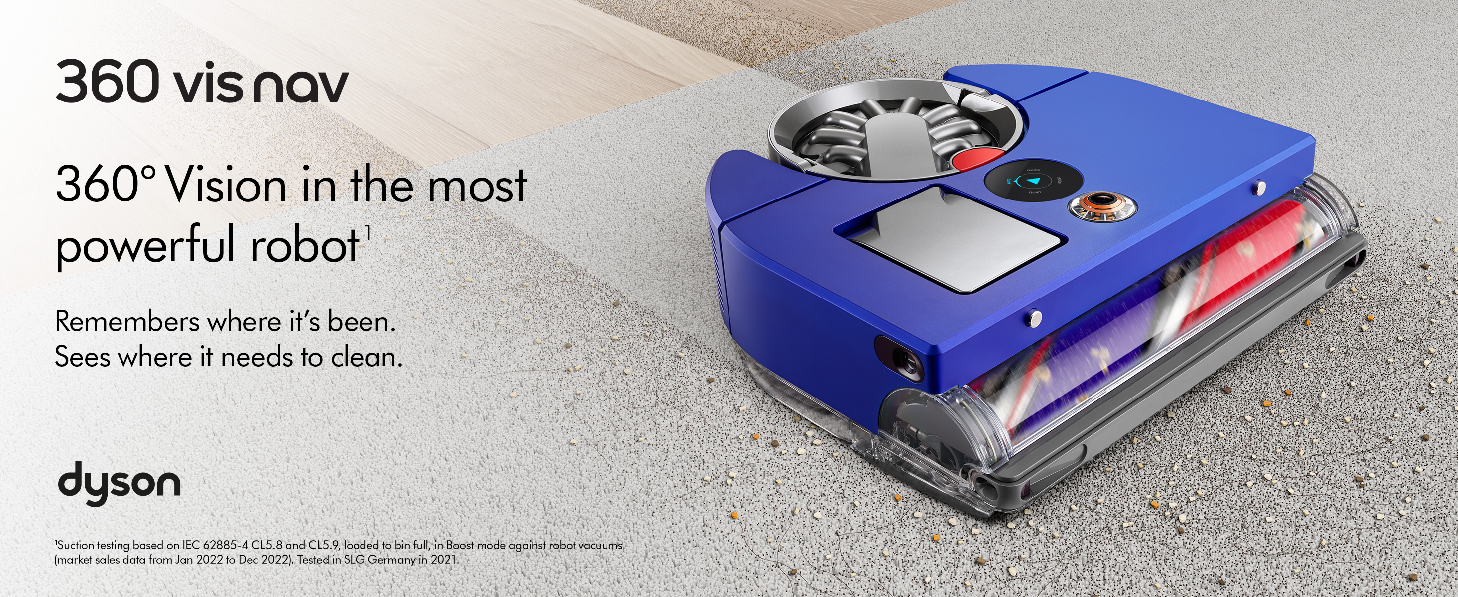 Dyson 360 Vis Nav™ robot vacuum | 2 Years Dyson Warranty: Buy