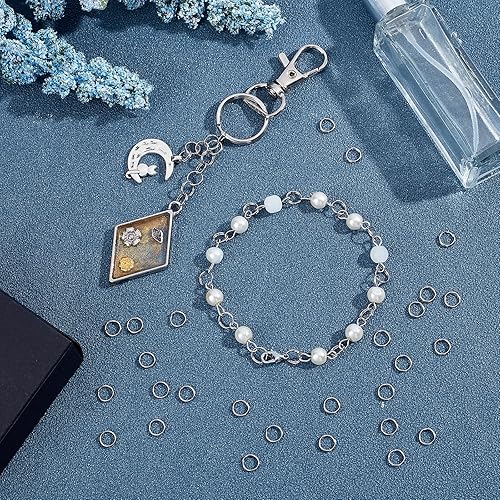 Miniatura 3 de PH PandaHall Anillos divididos 380 piezas de 0236in calibre 16 304 anillos divididos de acero inoxidable doble bucle cierre pero sin soldar anillos