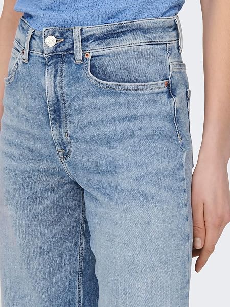 ONLY Female Jeans mit weitem Bein ONLMADISON Hohe Taille Weiter Beinschnitt Jeans - 3