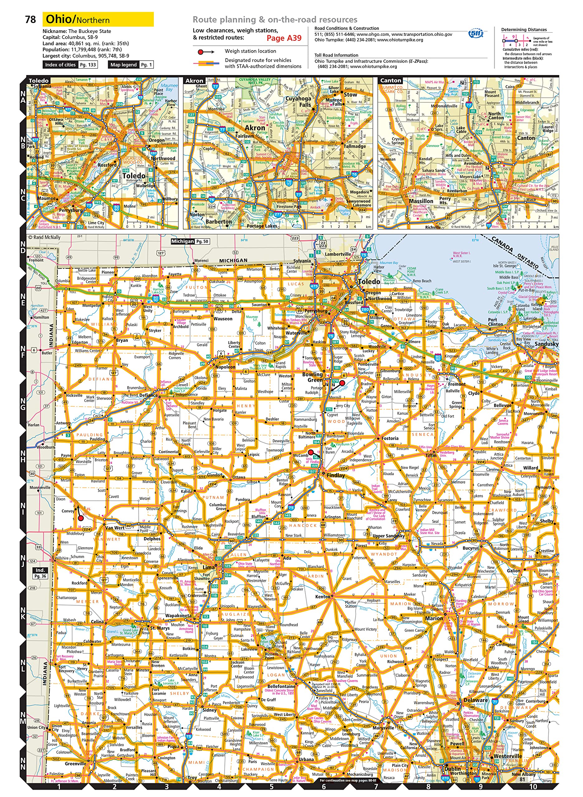 Rand McNally 2023 Deluxe Motor Carriers' Road Atlas: United States, Canada, Mexico (Rand McNally Motor Carriers' Road Atlas DELUXE EDITION) — Amazon image 5