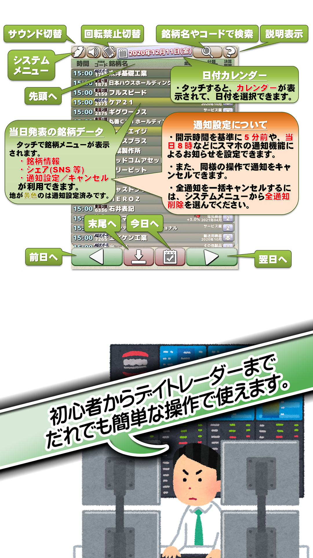 決算発表日時速報-Amazonアプリストアのアプリ