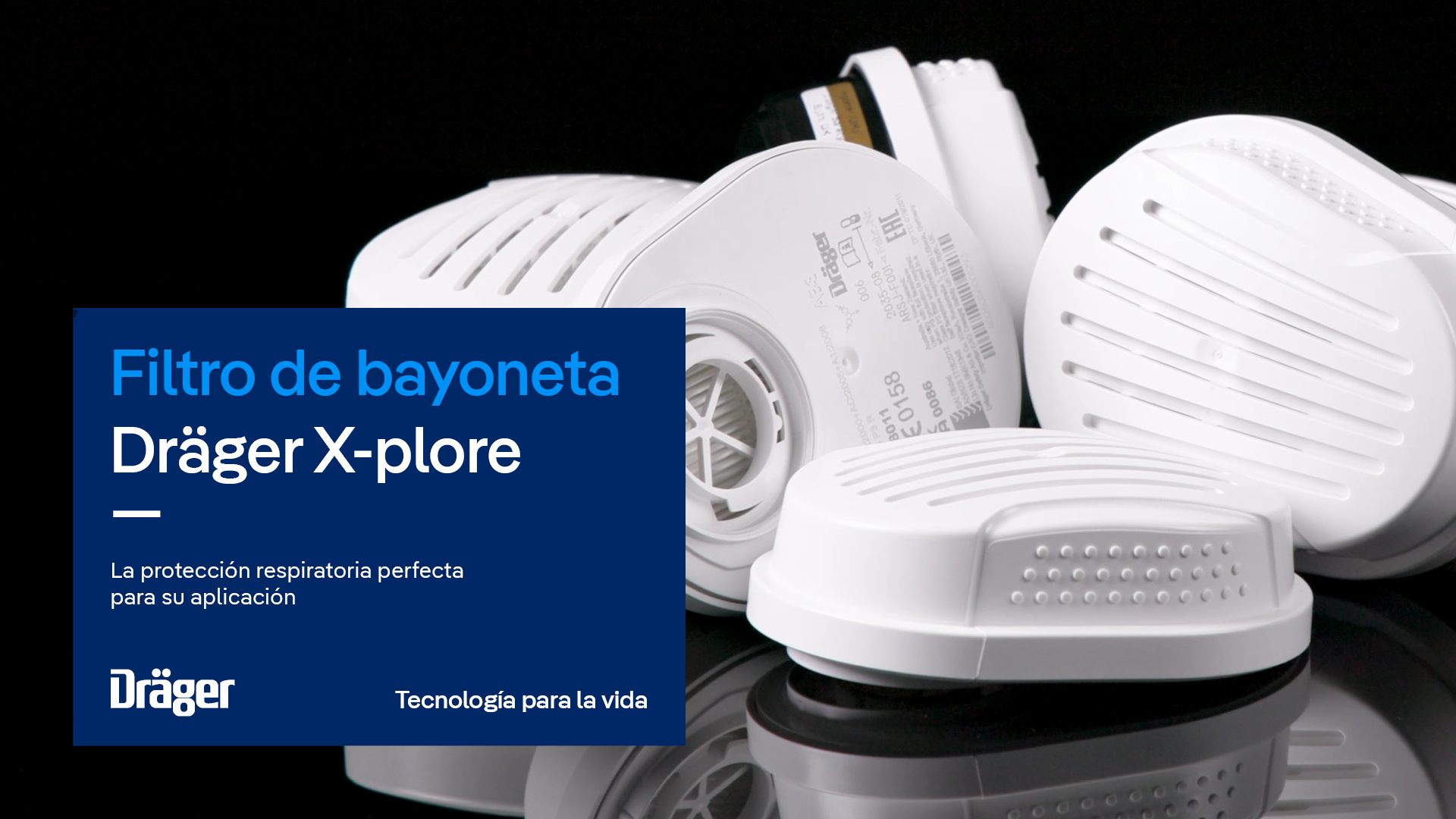 Filtro Maschera Dräger X-plore ABEKHg-P3 - Protezione Gas E Particelle Per 3300, 3500, 5500 - Foto 5