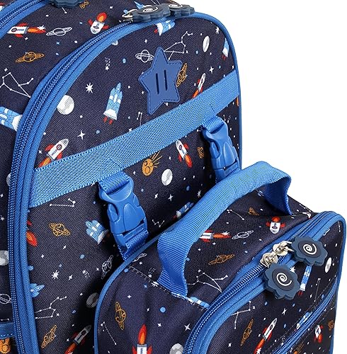 Miniatura 3 de J World New York Mochila de almuerzo Duet, Spaceship, talla única , Mochila con bolsa de almuerzo