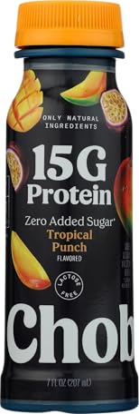 Chobani® 15g Protein Lowfat Greek Yogurt Drink Tropical Punch 7 fl oz