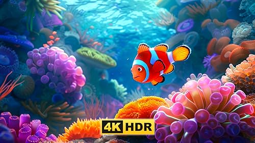 Aquarium Screensaver for TV with Fish, Marine Life, Deep Sea, Ocean Fish Videos, Soothing Music, and Calming Sounds for Stress Relief and Sleep Aid - Image 9