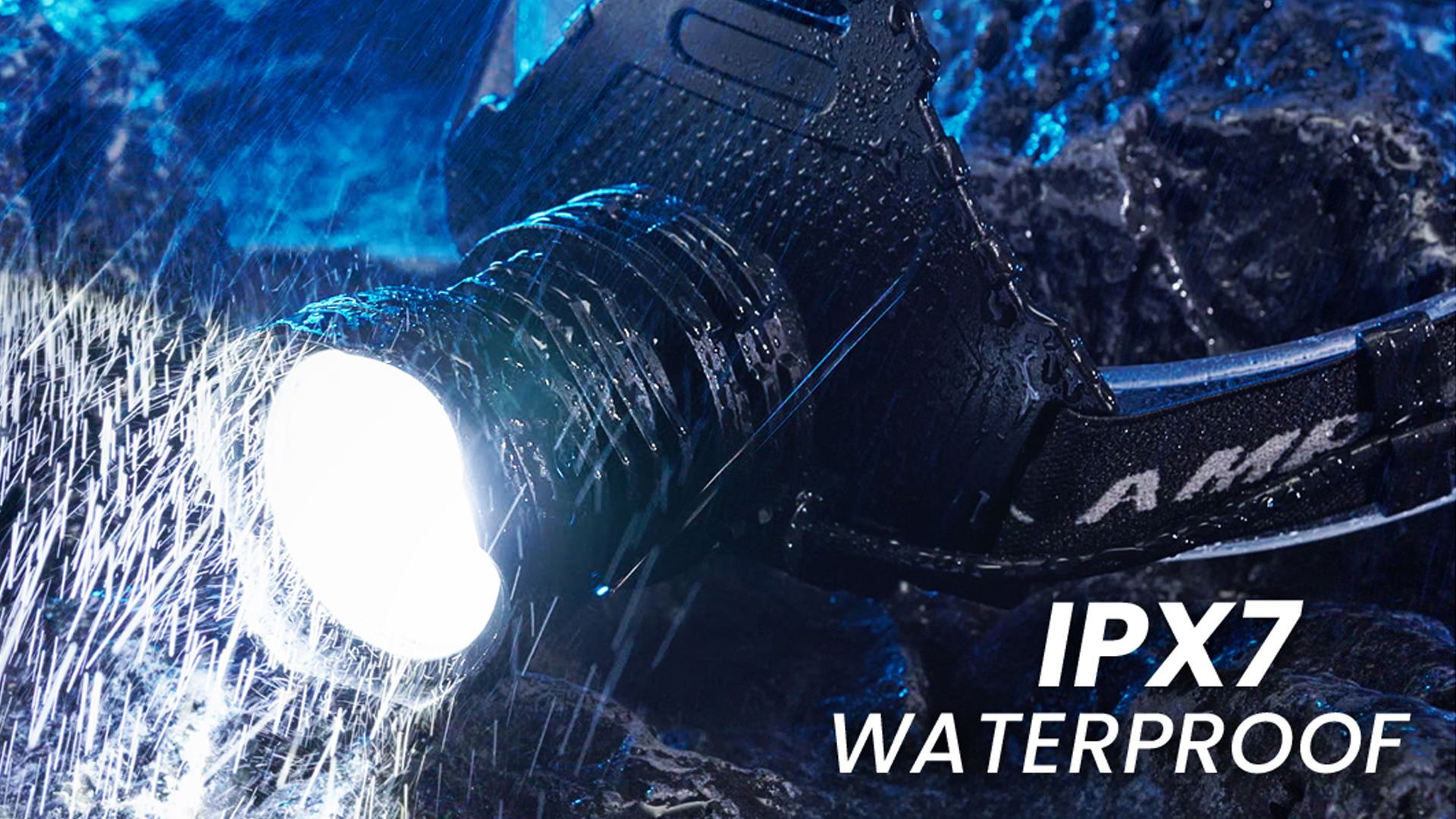 Image of AKNEAR Rechargeable LED Headlamp Super Bright, 99000 High Lumens Head Lamp Zoomable, 95 Hours Long Lasting & 12 Mode &125 Adjustable Waterproof Head Light for Outdoor, Camping, Hard Hat