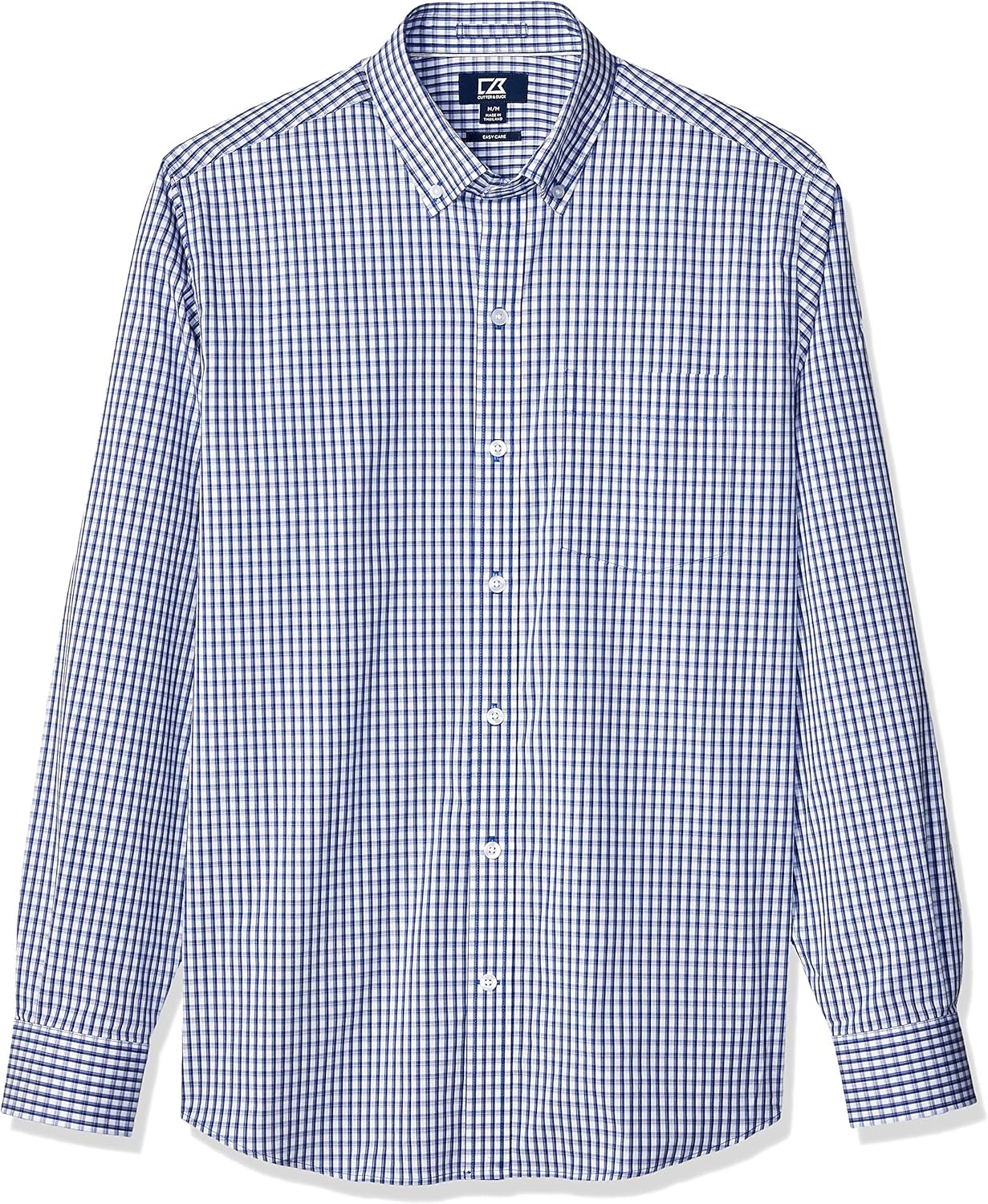 Cutter & Buck Mens Wrinkle Resistant Stretch Long Sleeve Button Down Shirt