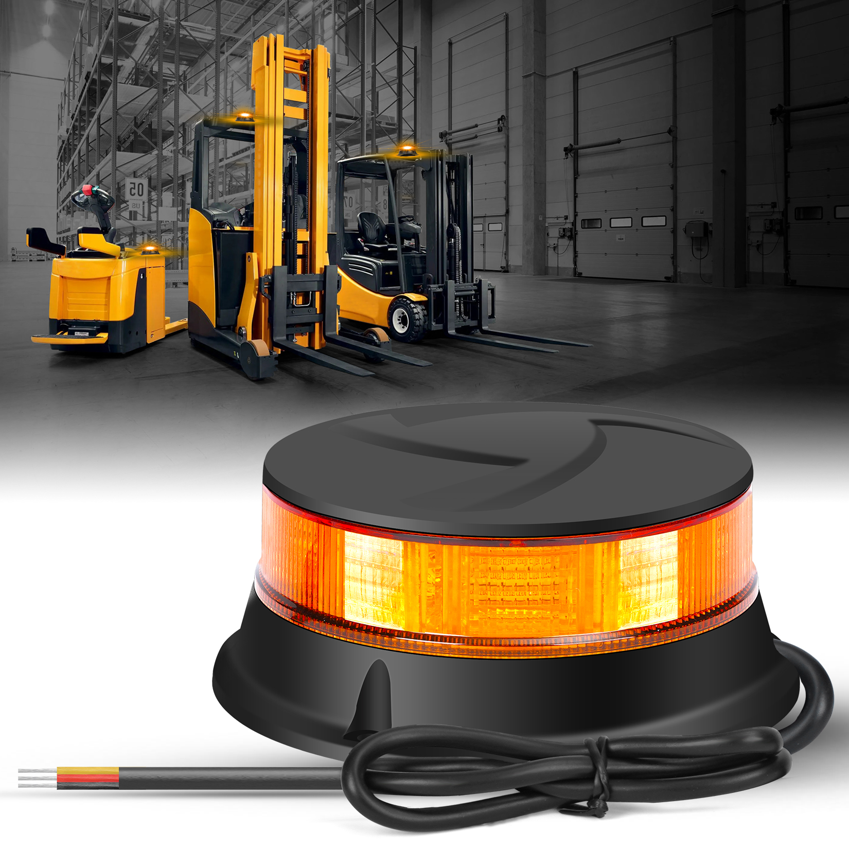 Amazon.com: DAYSEN LED Amber Beacon Light, 4.2